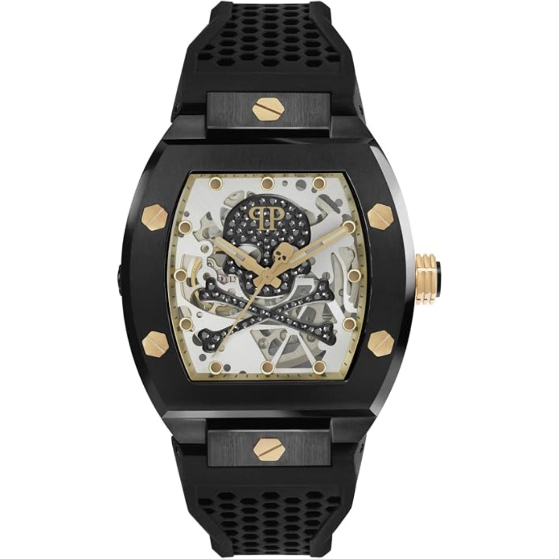PHILIP PLEIN The $keleton Men's Silver Skeleton Dial Automatic Watch PWBAA0521