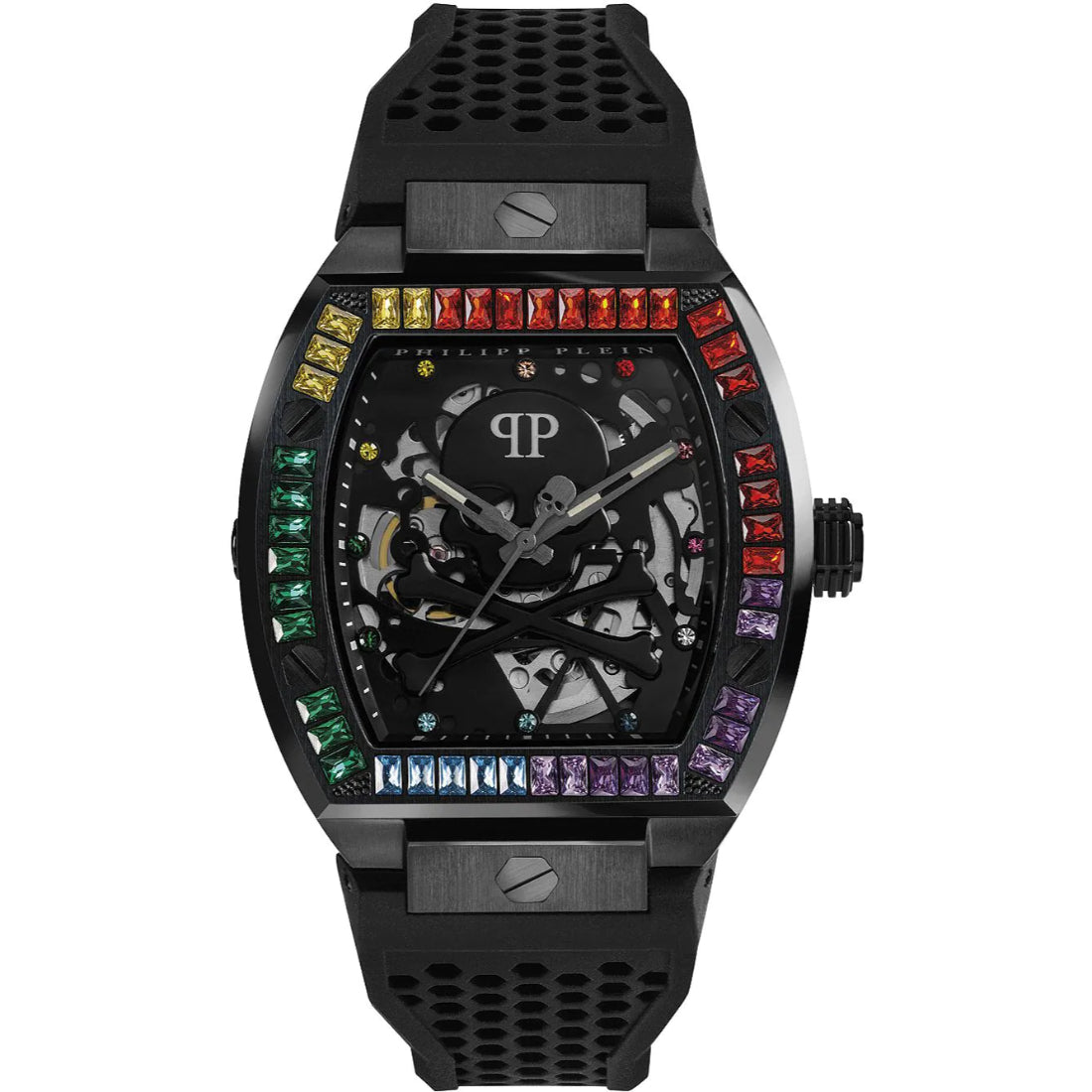 PHILIP PLEIN The $keleton Men's Black Skeleton Dial Automatic Watch PWBAA0621
