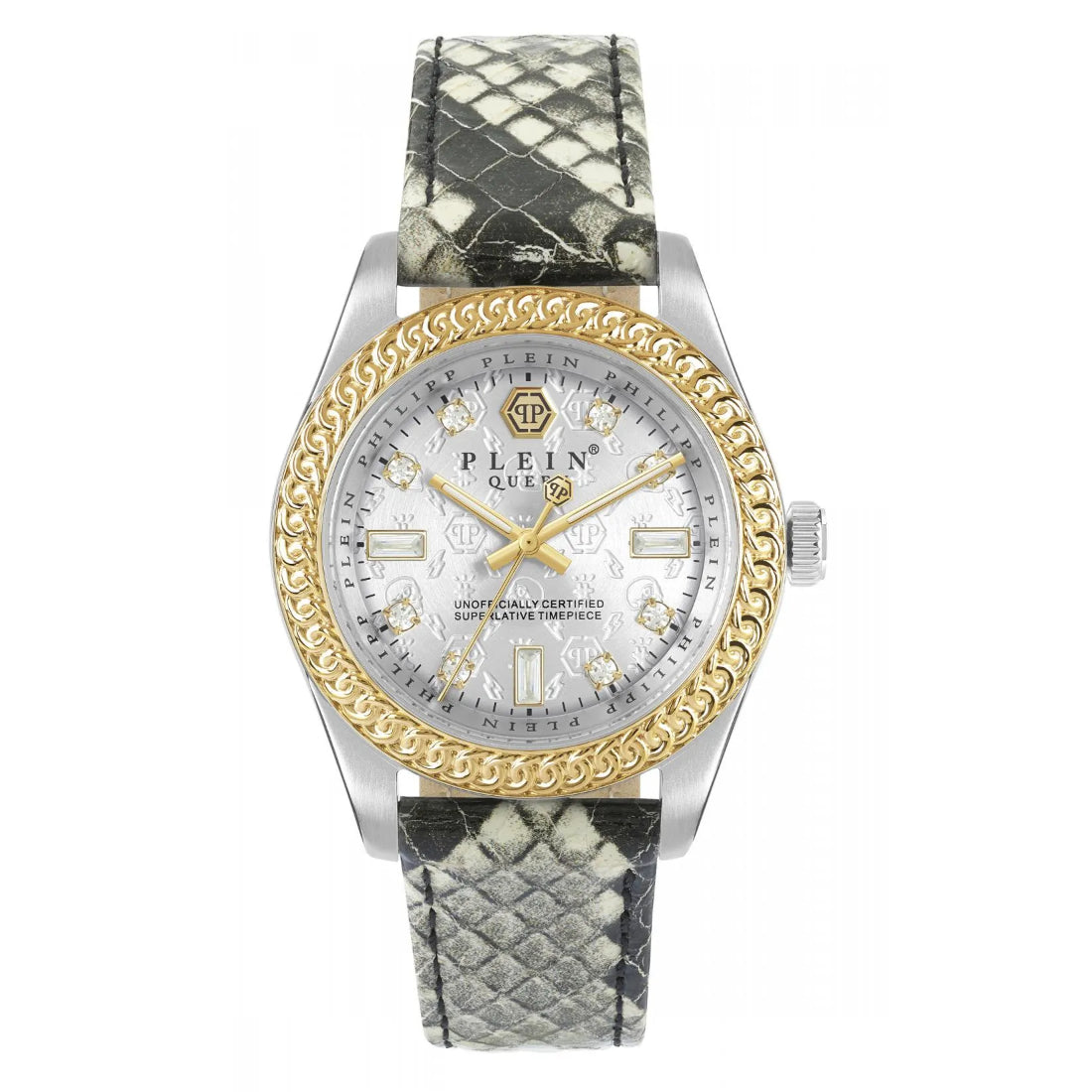 PHILIP PLEIN Queen Crystal Women's Silver Dial Quartz Watch PWDAA0121