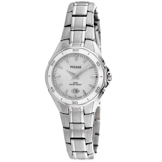 Pulsar Classic Women's White Dial Quartz Watch PXT895