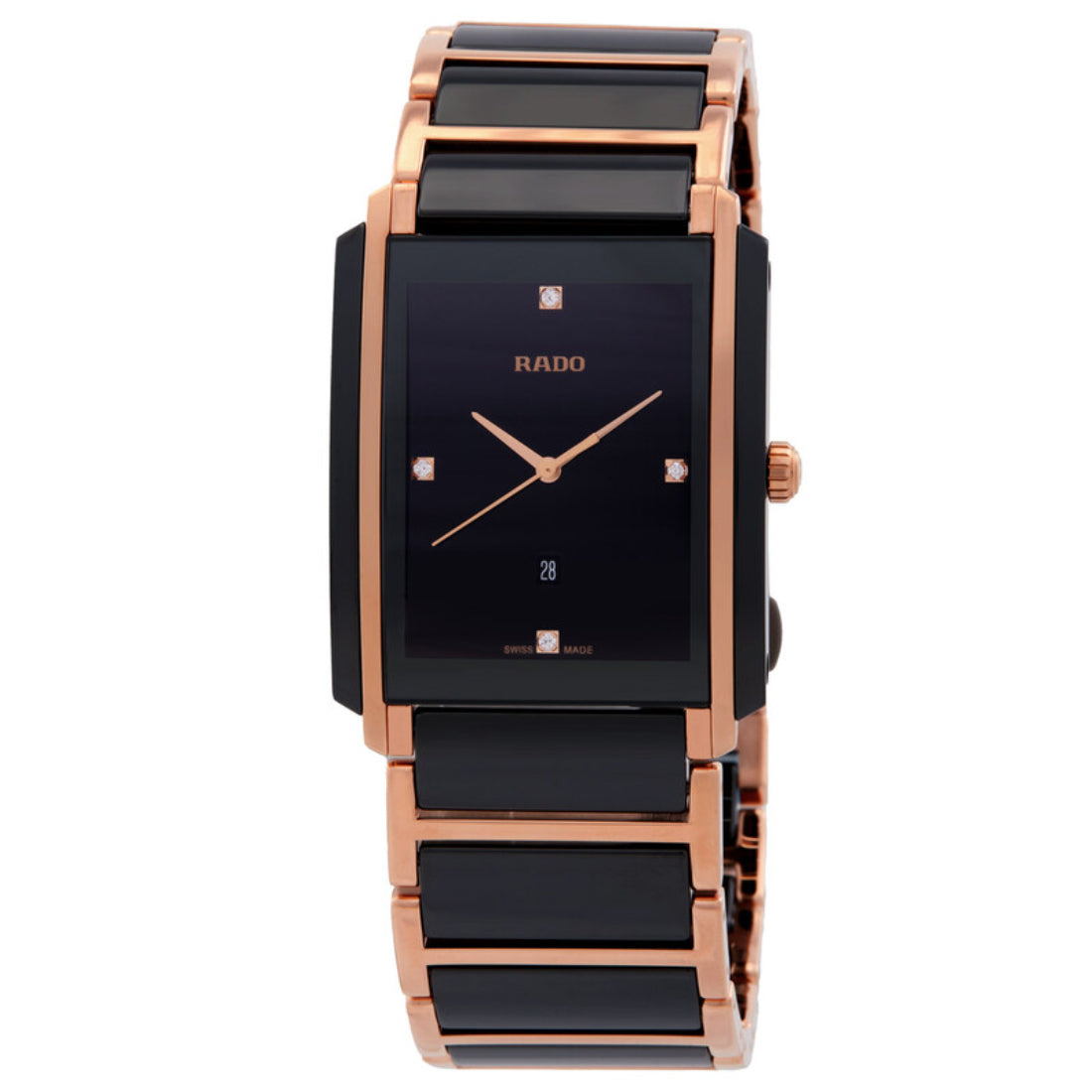 Rado Integral L Diamonds Men's Black Dial Quartz Watch R20207712