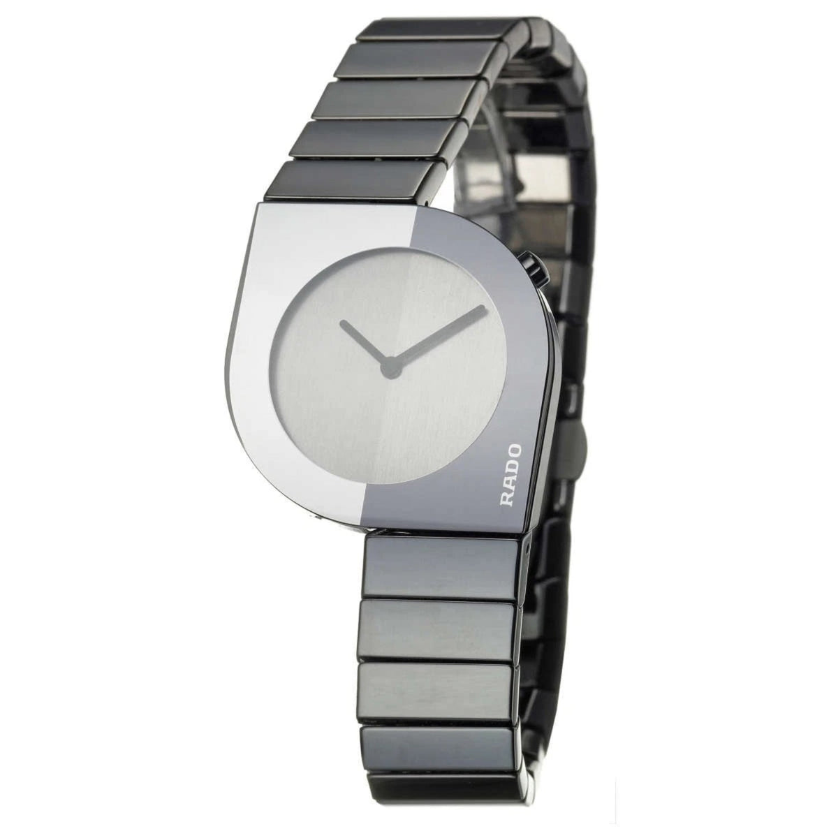 Rado Women&#39;s R25474102 Silver-tone Ceramic Watch