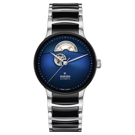 Rado Centrix Automatic Open Heart Men's Blue to Black Gradient Dial Automatic Watch R30012202