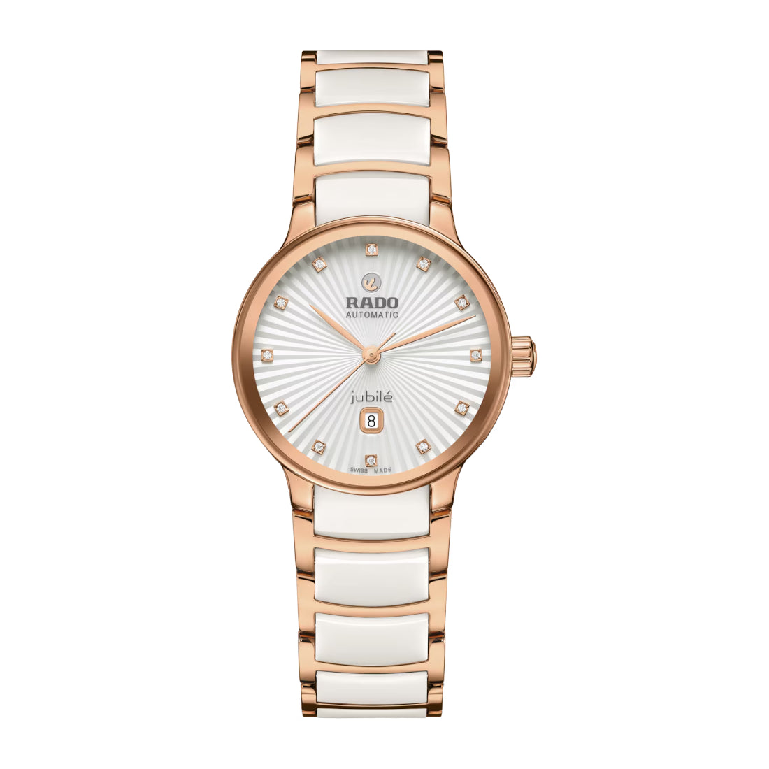 Rado Centrix Automatic Diamonds Women's Silver White Dial Automatic Watch R30019744