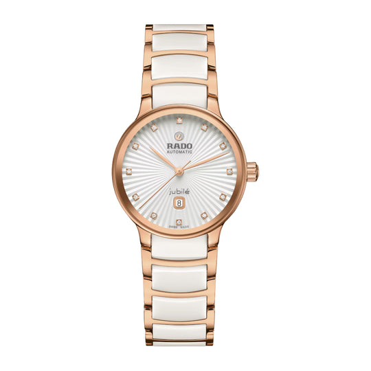 Rado Centrix Automatic Diamonds Women's Silver White Dial Automatic Watch R30019744
