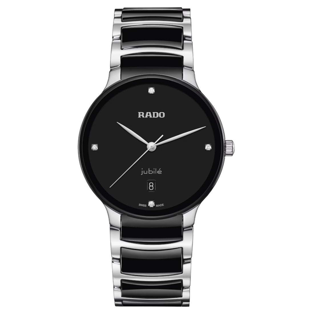 Rado Centrix Diamonds Men's Black Dial Quartz Watch R30021712