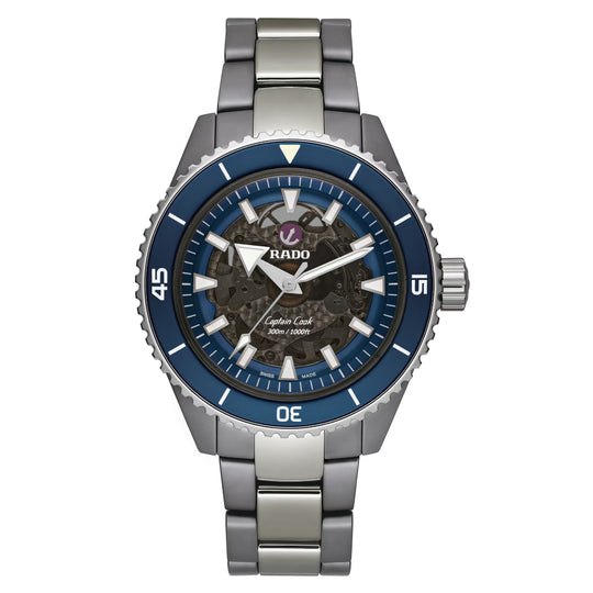 Rado Captain Cook High-Tech Ceramic Men's Blue Dial Automatic Watch R32128202