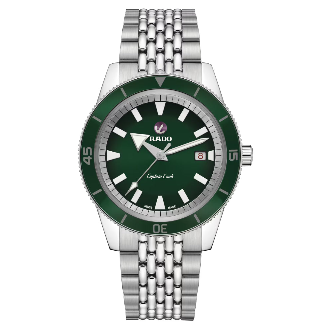 Rado Captain Cook Automatic Men's Green Dial Automatic Watch R32505153