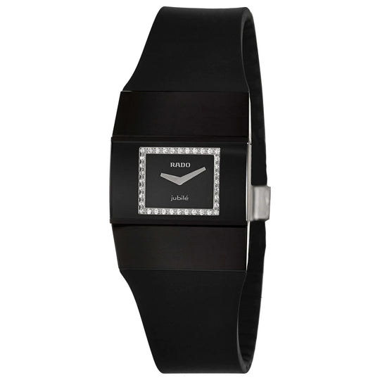 Rado V10K Jubilé Men's Black with 36 Diamond Accents Dial Quartz Watch R96621709