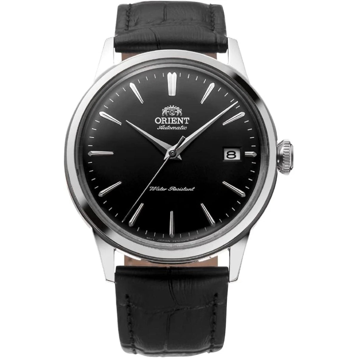 Orient Men's RA-AC0M02B10 Black Leather Watch