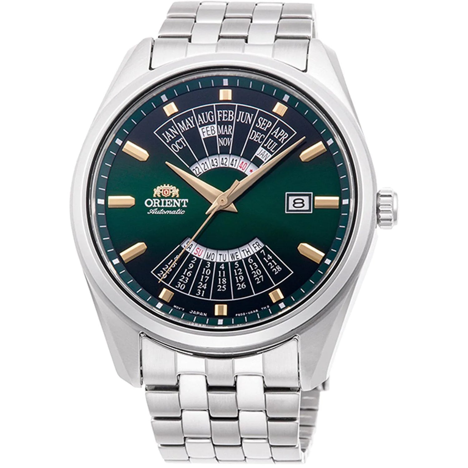 Orient Men's RA-BA0002E30B Silver-tone Stainless Steel Watch