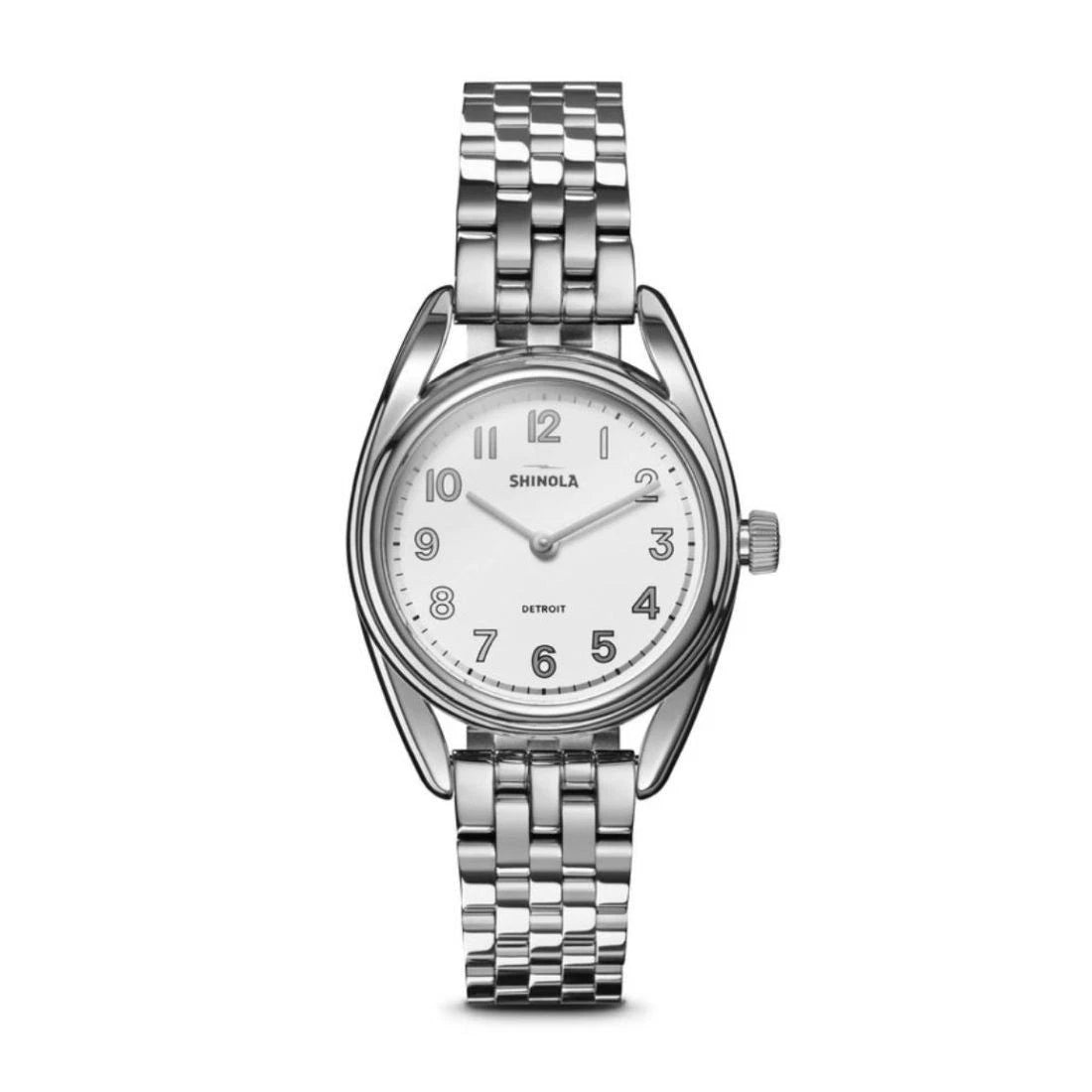 Shinola The Derby Women's Silver Bracelet Quartz Watch - S0120226480