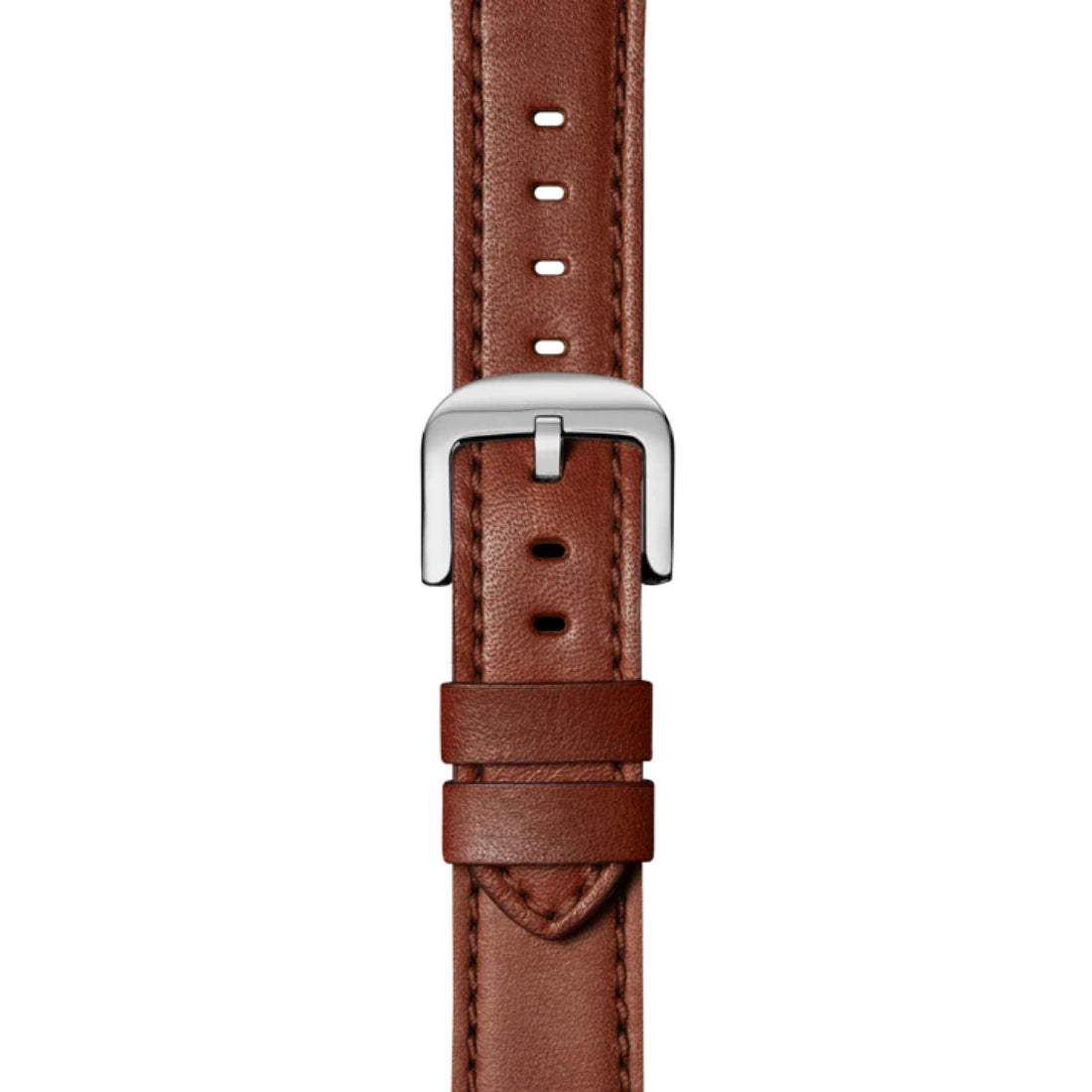 Shinola Dark Cognac Leather Watch Strap 22mm S1120116837