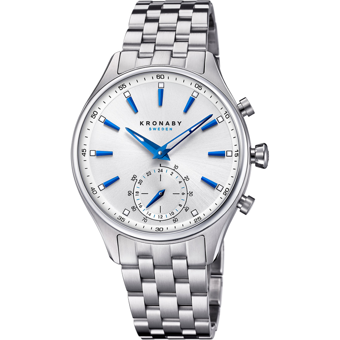Kronaby Sekel Men's Silver Bracelet Quartz Watch - S3121/1