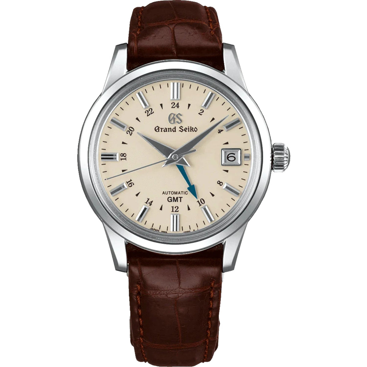 Grand Seiko Men's SBGM221 Brown (Alligator) Leather Watch