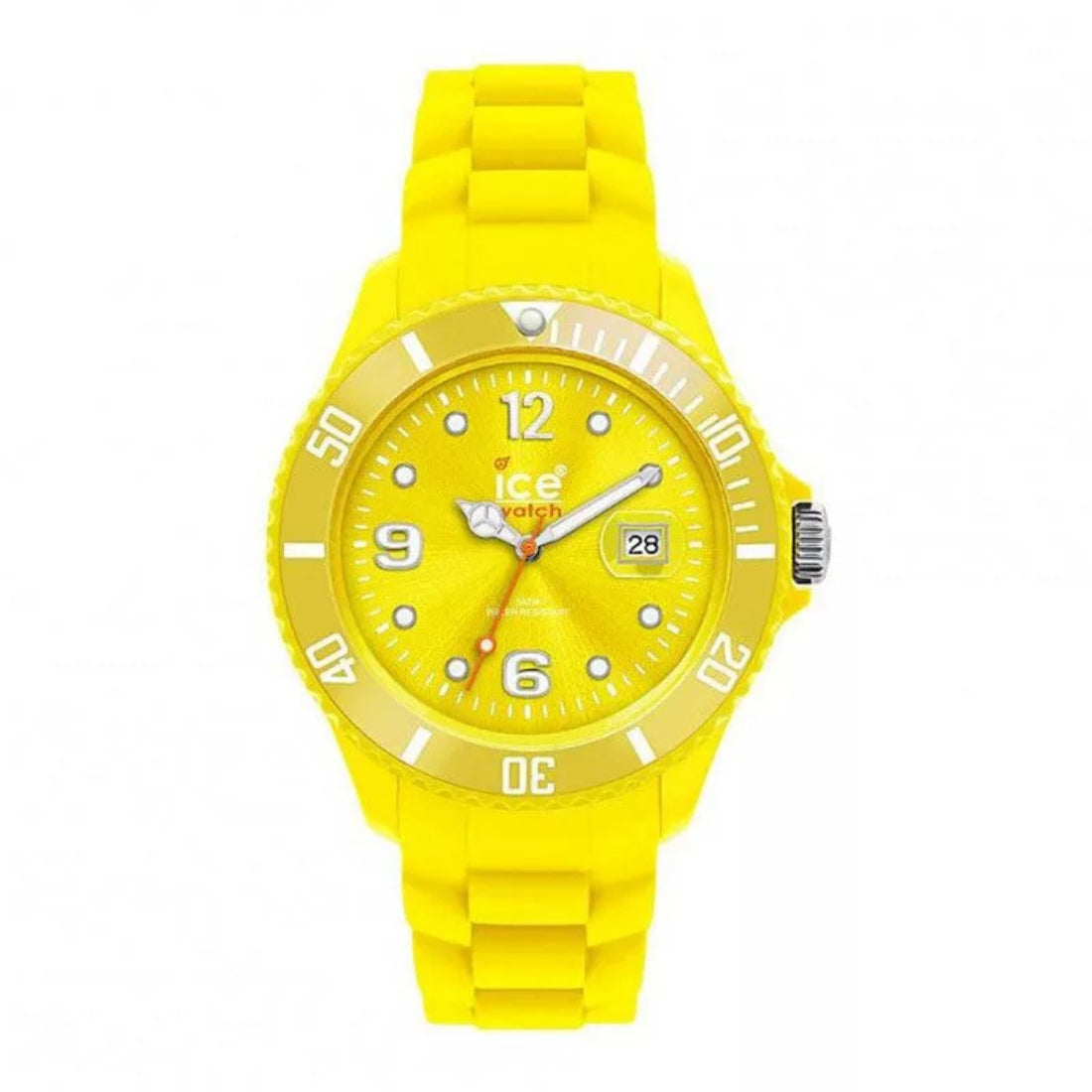 Ice-Watch Sili Collection Unisex Yellow Strap Quartz Watch - SI.YW.U.S.09