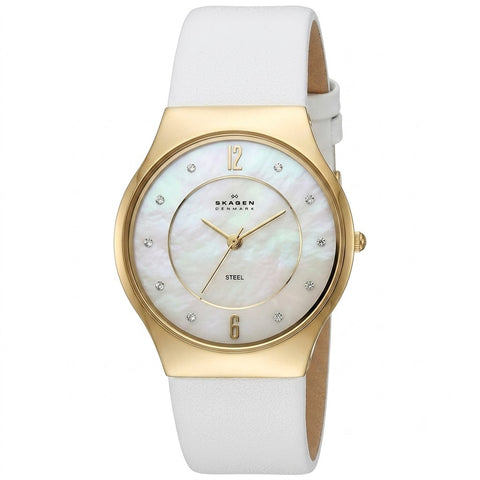 Skagen Women's White Strap Quartz Watch - SKW2027