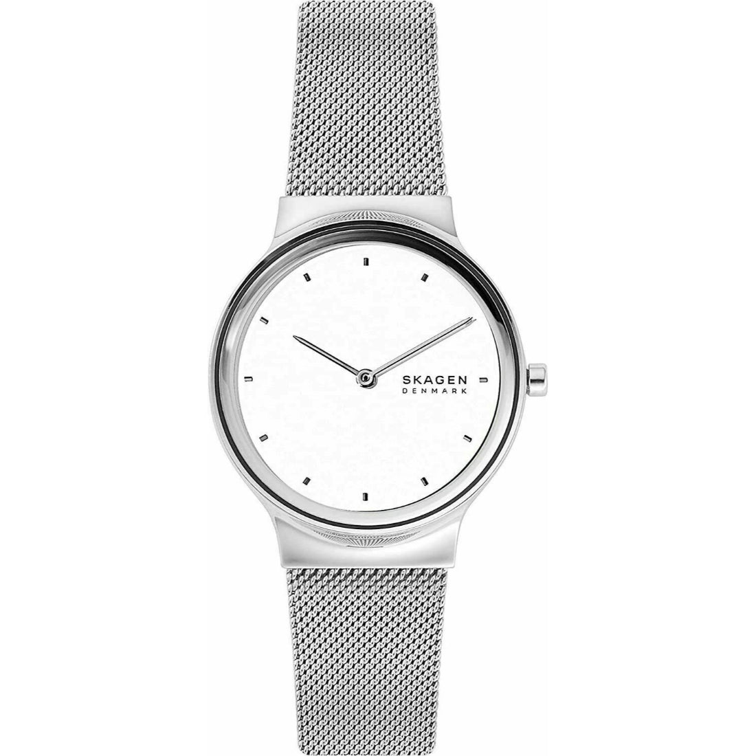 Skagen Freja Women's White Dial Stainless Steel Bracelet Quartz Watch SKW2823