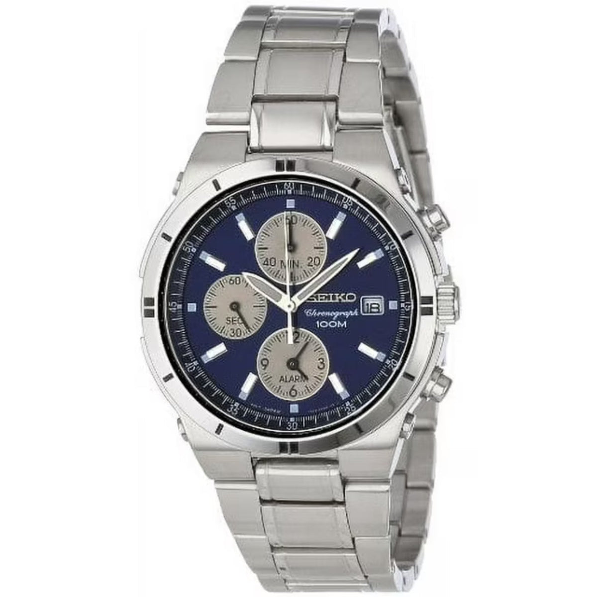 Seiko Men&#39;s SNA695 Silver-tone Stainless Steel Watch