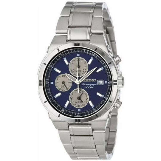 Seiko Men's SNA695 Silver-tone Stainless Steel Watch