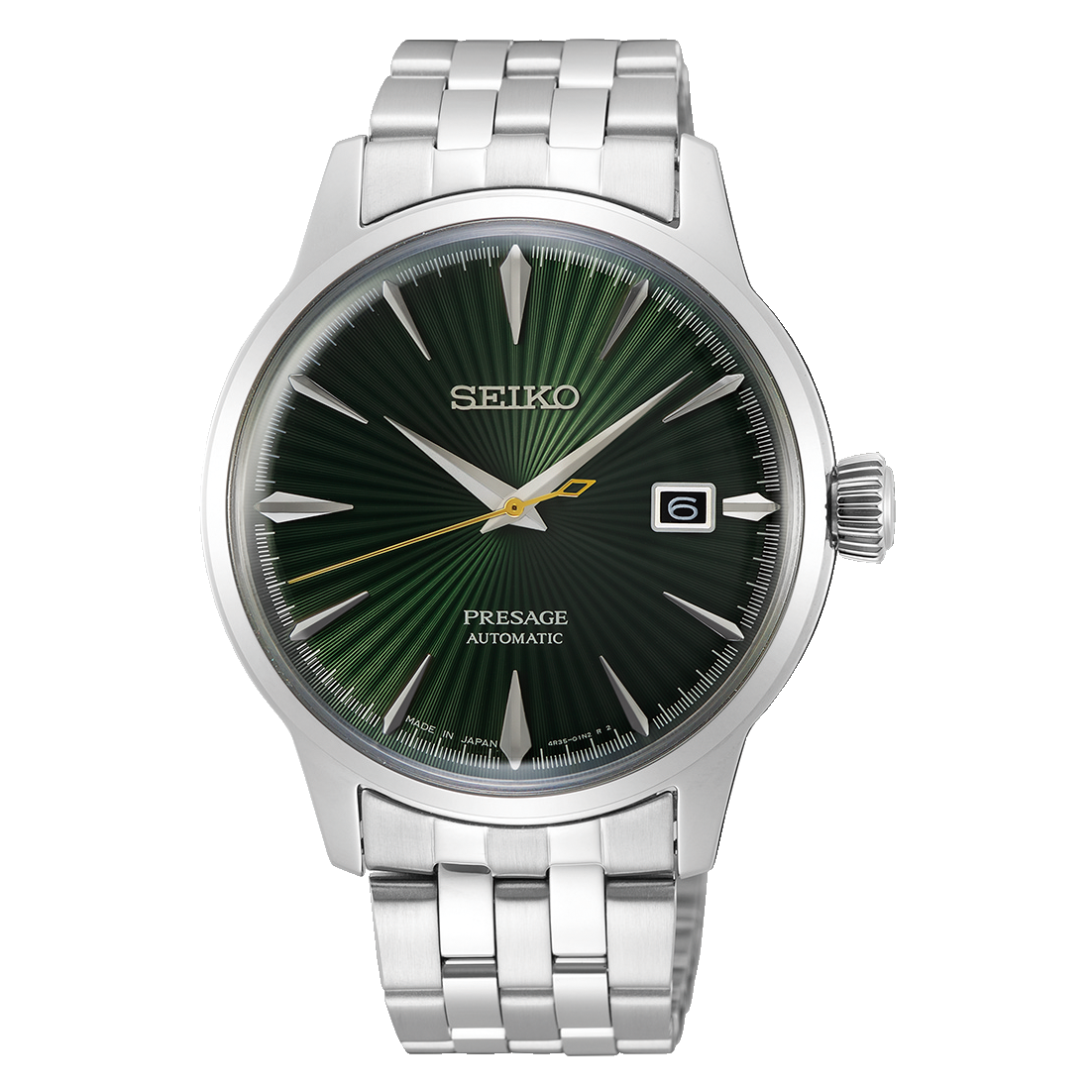 Seiko Presage Cocktail Time Men's Green Sunburst Automatic Watch SRPE15