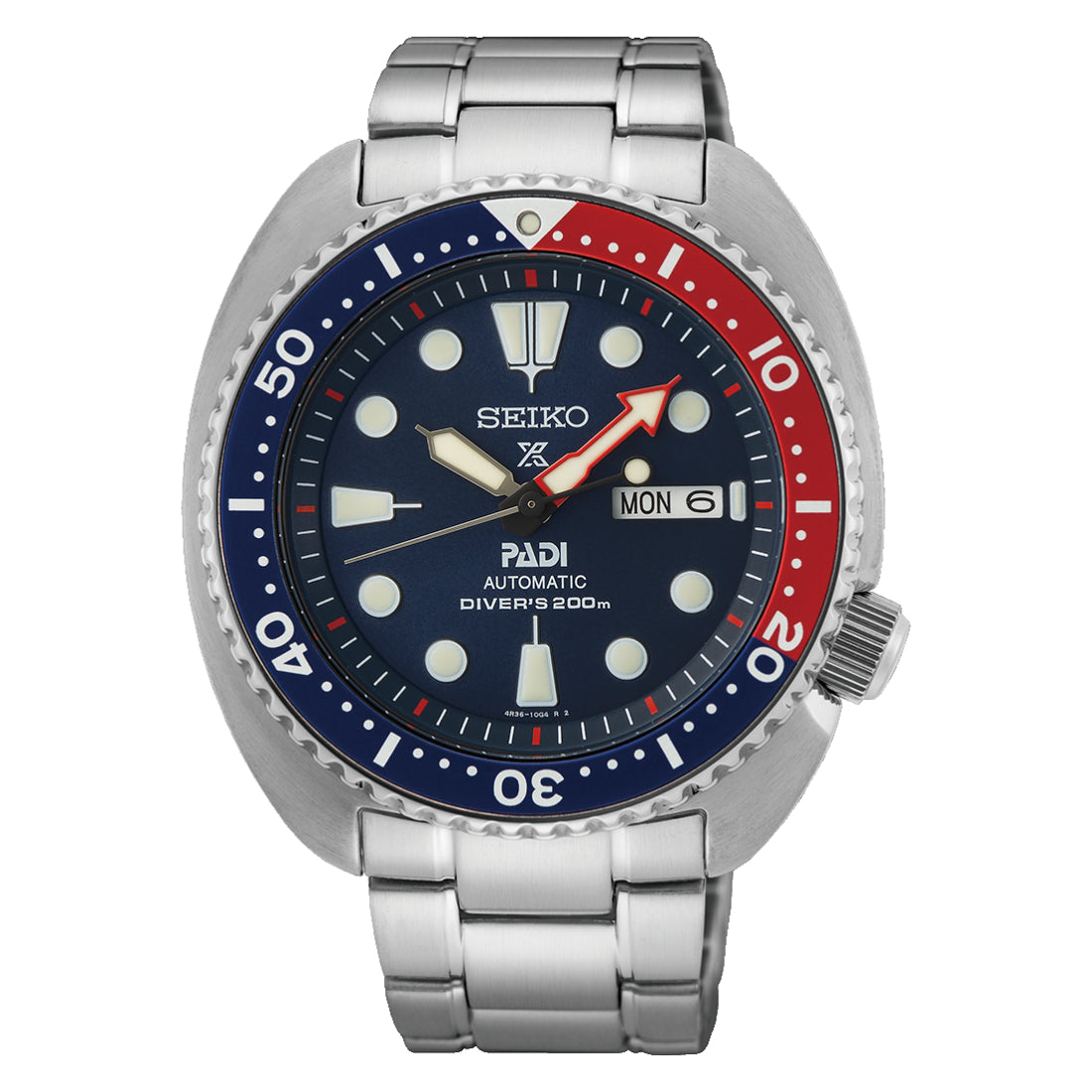 Seiko Prospex PADI Turtle Automatic Blue Sunburst Diver Watch SRPE99