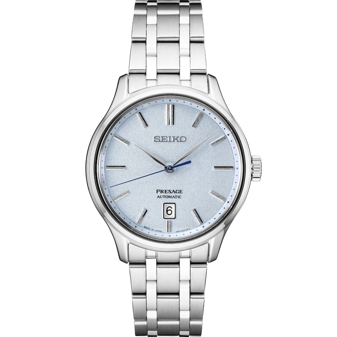 Seiko Presage Japanese Garden Automatic Light Blue Textured Dial SRPF53