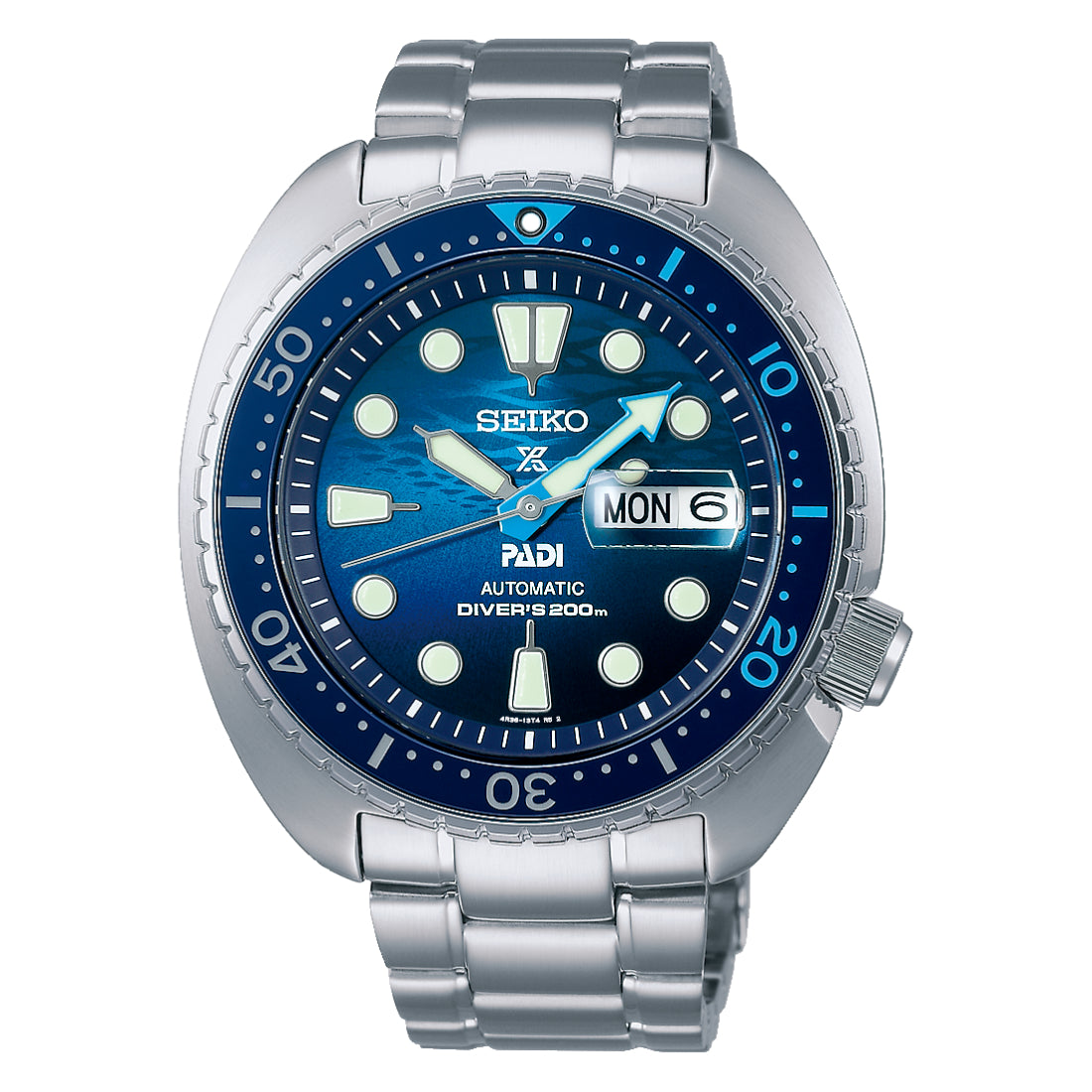 Seiko Prospex PADI King Turtle Automatic Blue Textured Dial SRPK01
