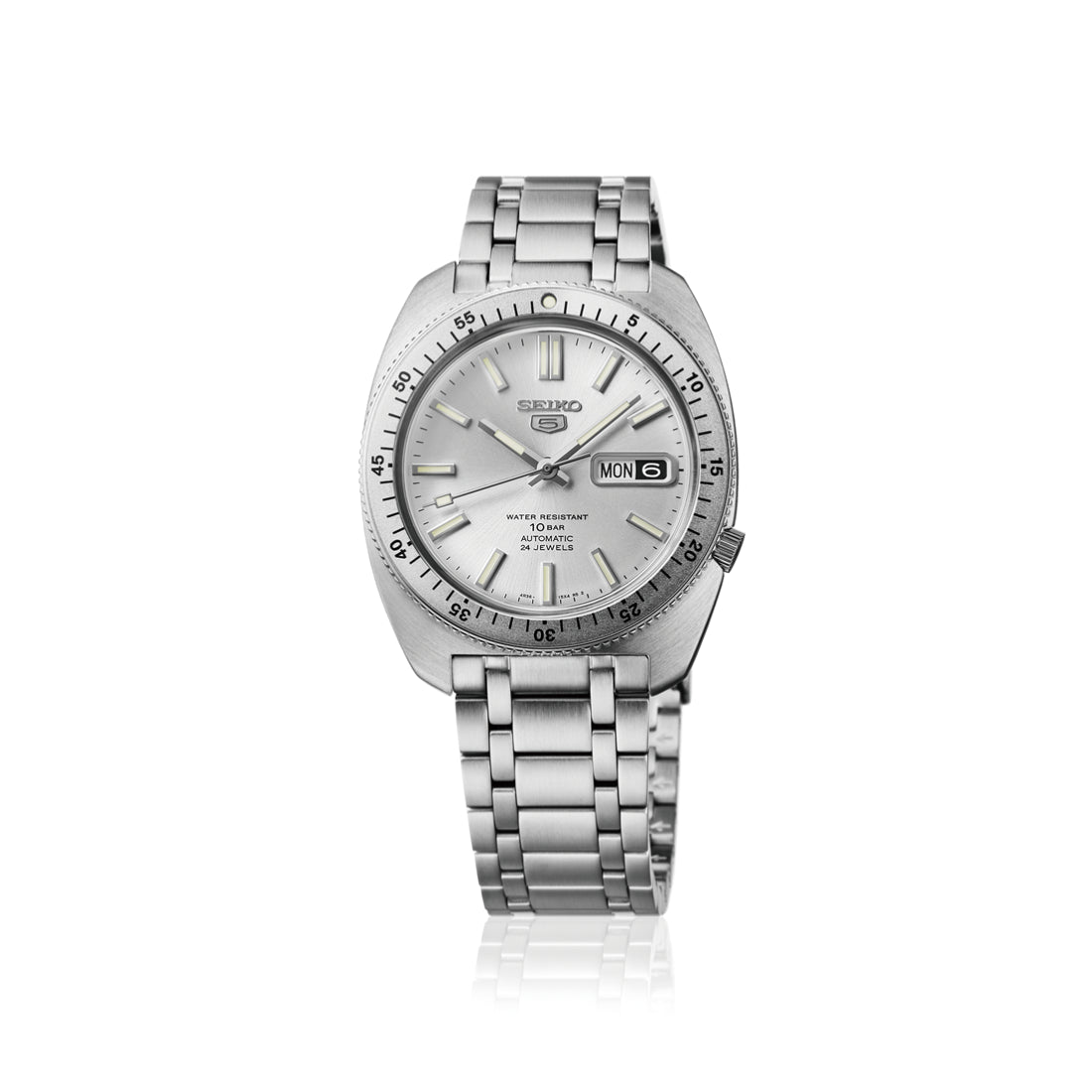 Seiko 5 Sports SKX Heritage Re-Creation Limited Edition Silver Dial SRPL91