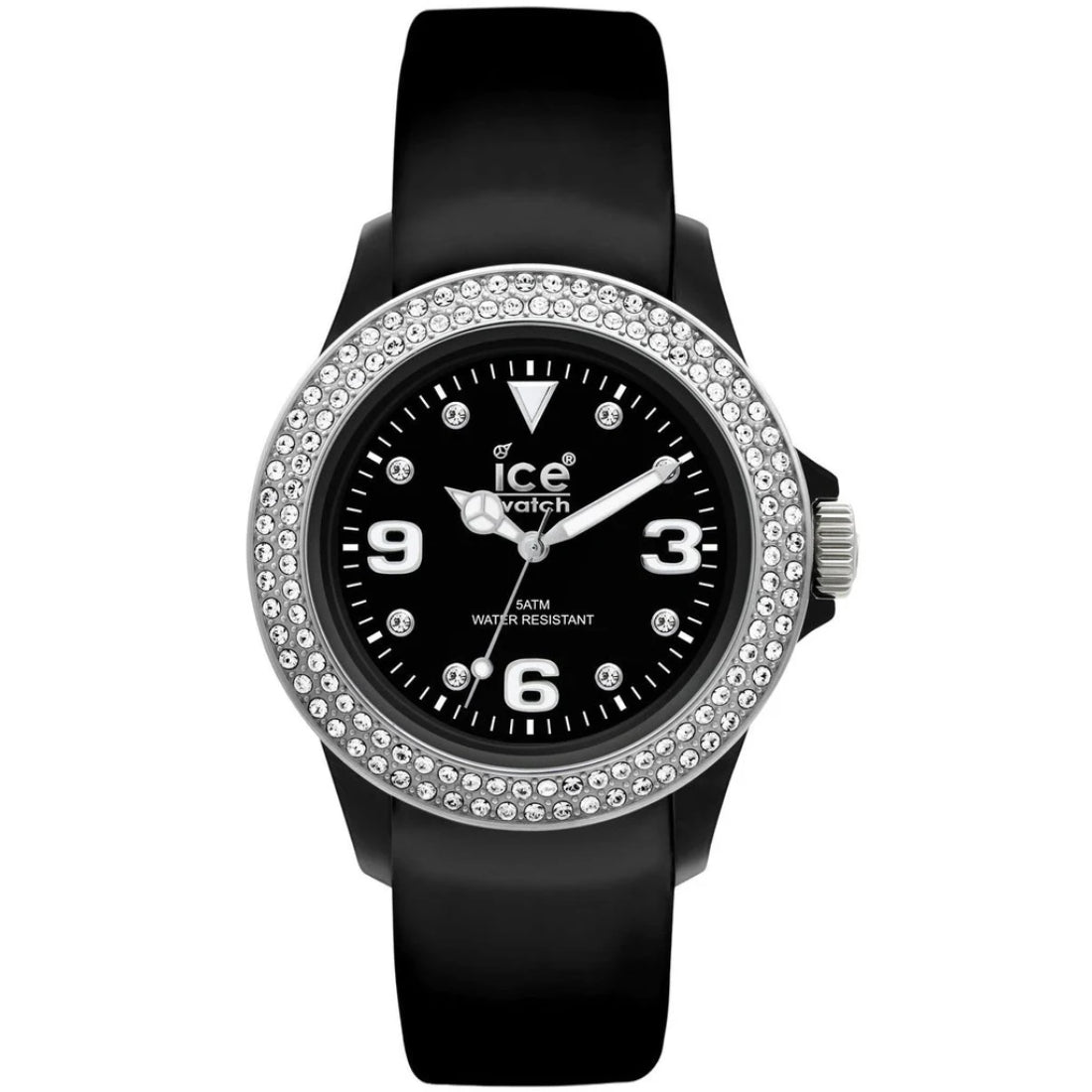 Ice-Watch Stone Tycoon Unisex Black Strap Quartz Watch - ST.BS.UL.10