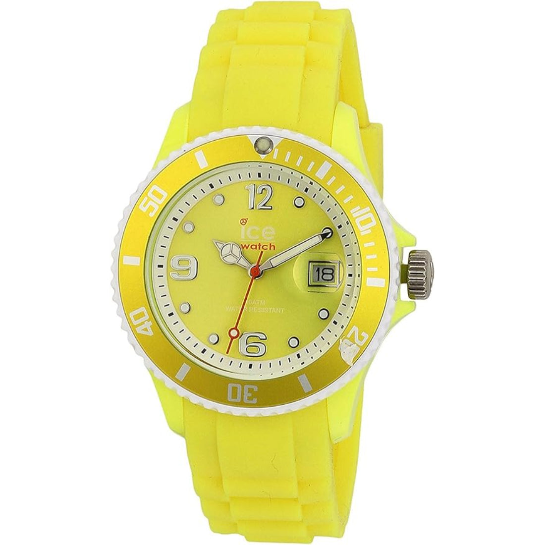 Ice-Watch Ice-Sunshine Unisex Neon Yellow Strap Quartz Watch - SUN.NYW.U.S.13