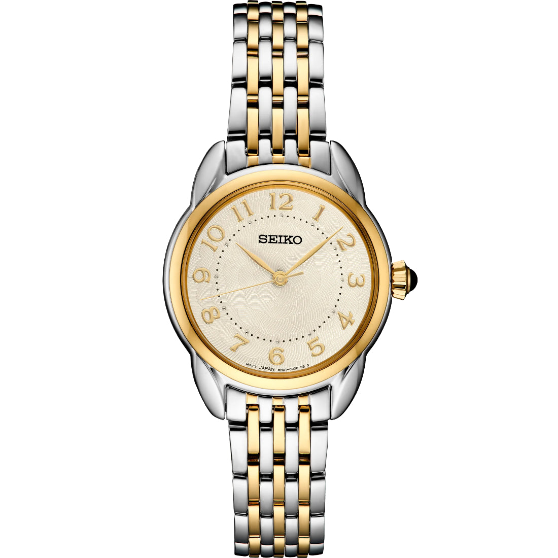 Seiko Essentials Women's Ivory Dial Two-Tone Stainless Steel Quartz Watch SUR562