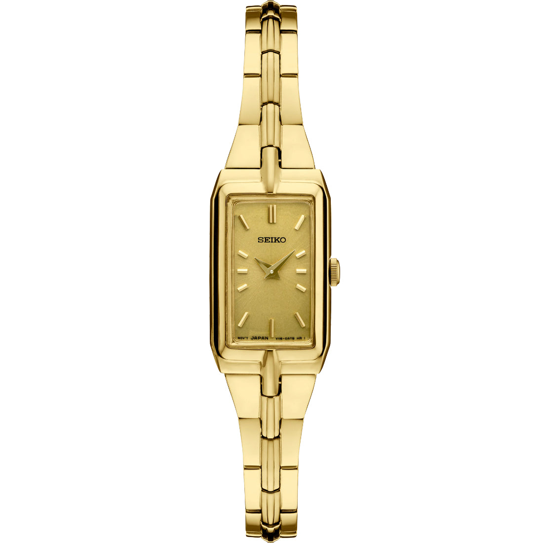 Seiko Essentials Women's Champagne Dial Gold-Tone Steel Quartz Watch SWR048