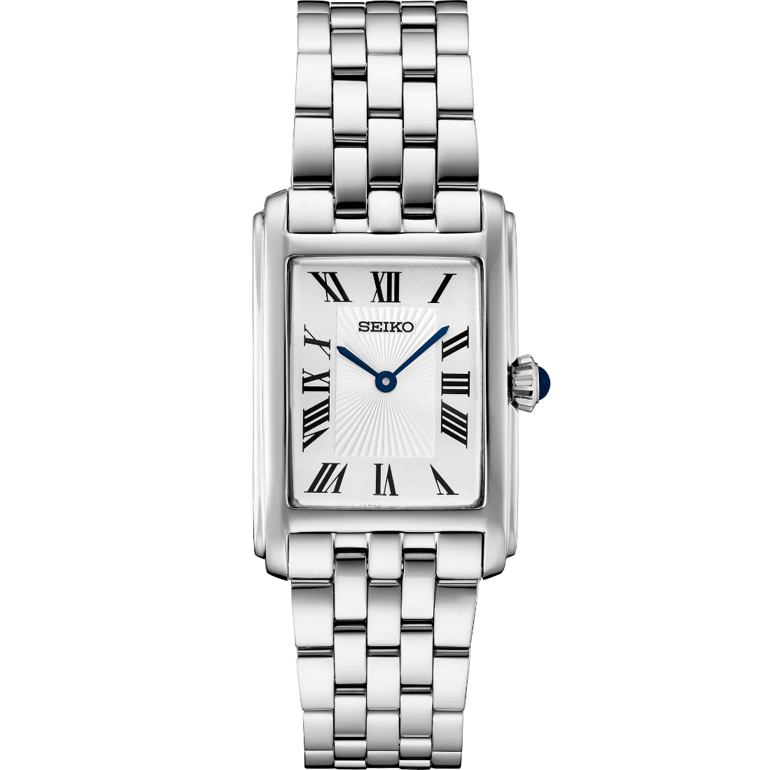 Seiko Discover More Women's White Dial Stainless Steel Quartz Watch SWR083