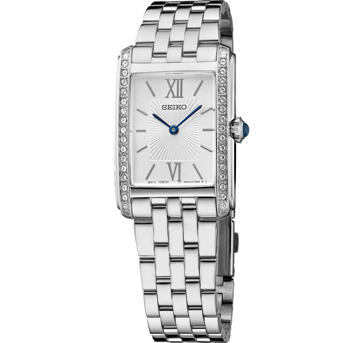 Seiko Classic Women's Silver Dial Stainless Steel Bracelet Quartz Watch SWR091