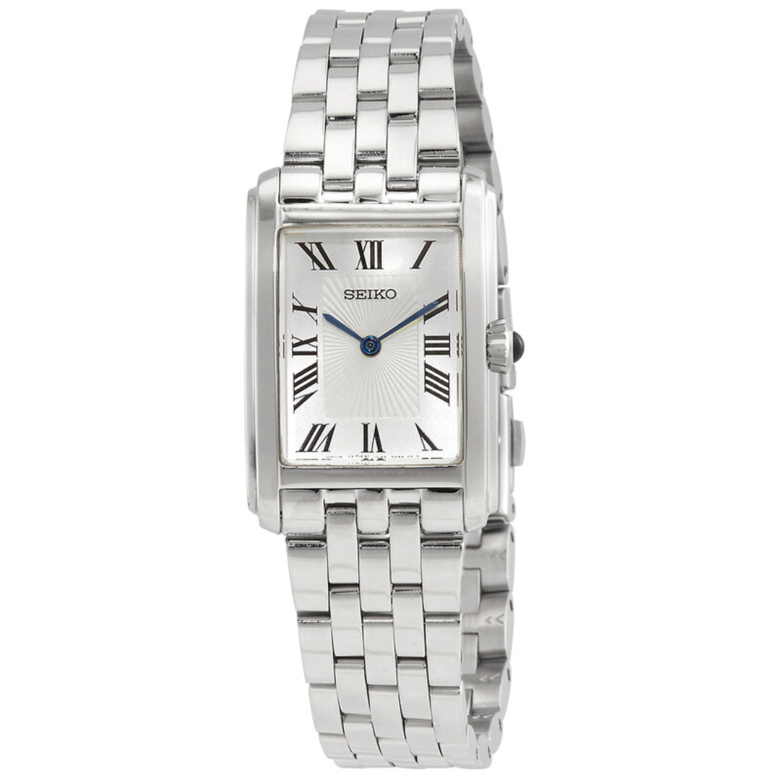 Seiko Essentials Women's White Dial Steel Bracelet Quartz Watch SWR083