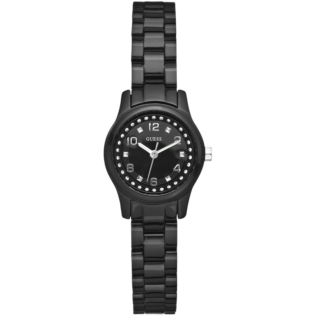 Guess Micro Mini Women's Black Strap Quartz Watch - W65022L2