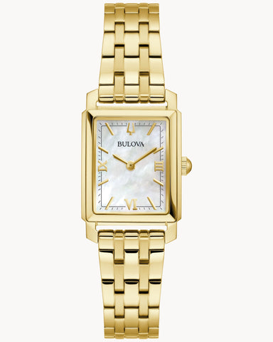 Bulova Sutton Collection Women's Gold-tone Bracelet Quartz Watch - 97L177