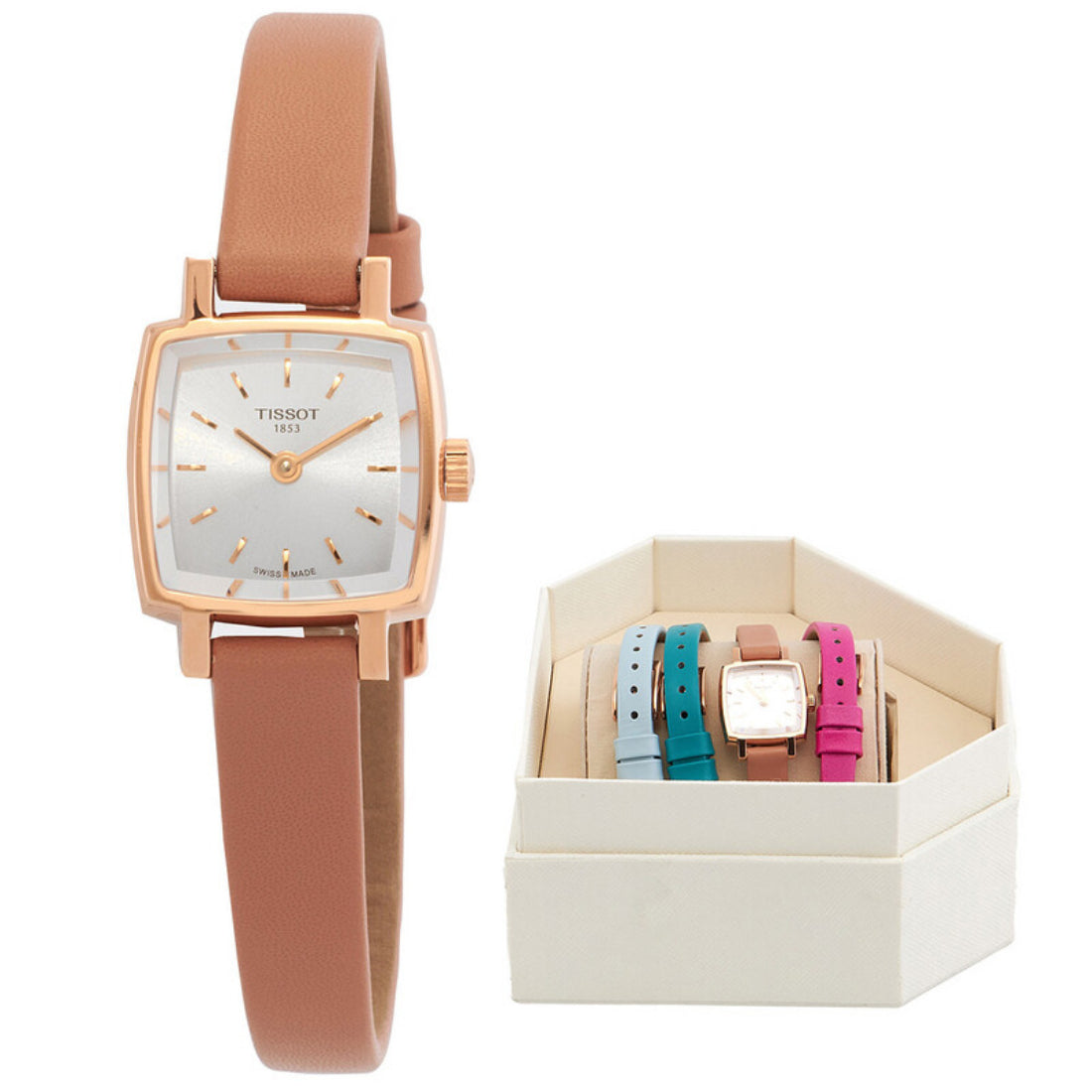 Tissot Lovely Summer Women's Silver Dial Leather Strap Quartz Watch T058.109.36.031.01
