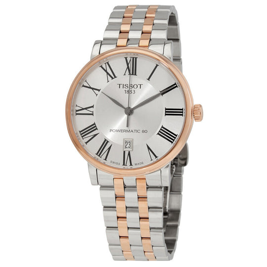 Tissot Carson Premium Men's Silver Dial Stainless Steel Bracelet Automatic Watch T122.407.22.033.00