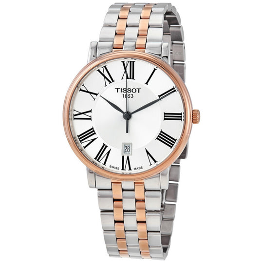 Tissot Carson Premium Men's Silver Dial Stainless Steel Bracelet Quartz Watch T1224102203300