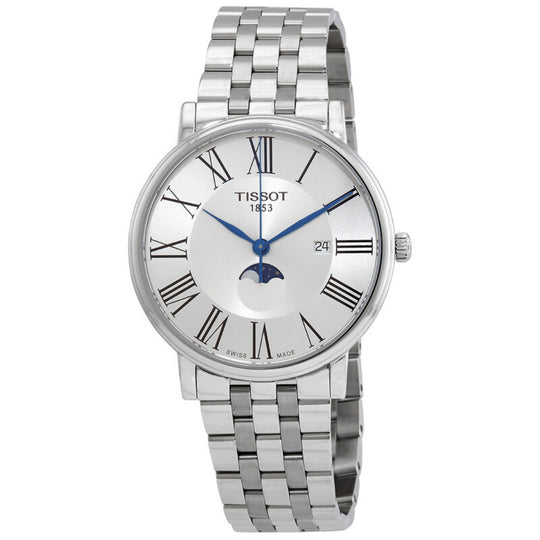 Tissot Carson Premium Men's Silver Dial Stainless Steel Bracelet Quartz Watch T1224231103300