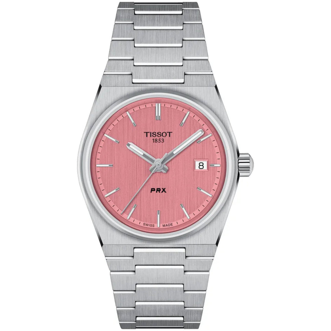 Tissot PRX 35mm Unisex Pink Bracelet Quartz Watch - T137.210.11.331.00