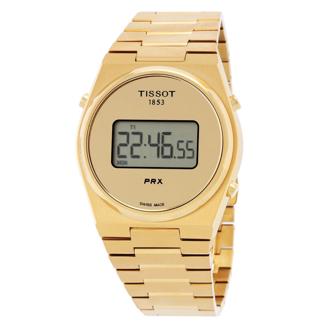 Tissot PRX Digital Men's Yellow Gold Bracelet Quartz Watch - T137.463.33.020.00