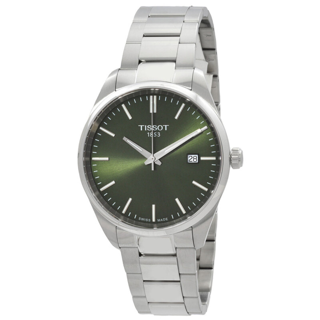 Tissot PR 100 Men's Silver-tone Bracelet Quartz Watch - T150.410.11.091.00