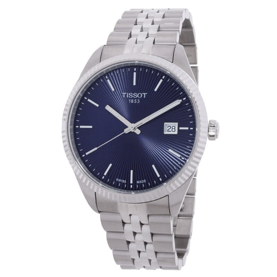 Tissot Ballade Men's Blue Dial Stainless Steel Bracelet Quartz Watch T156.410.11.041.00