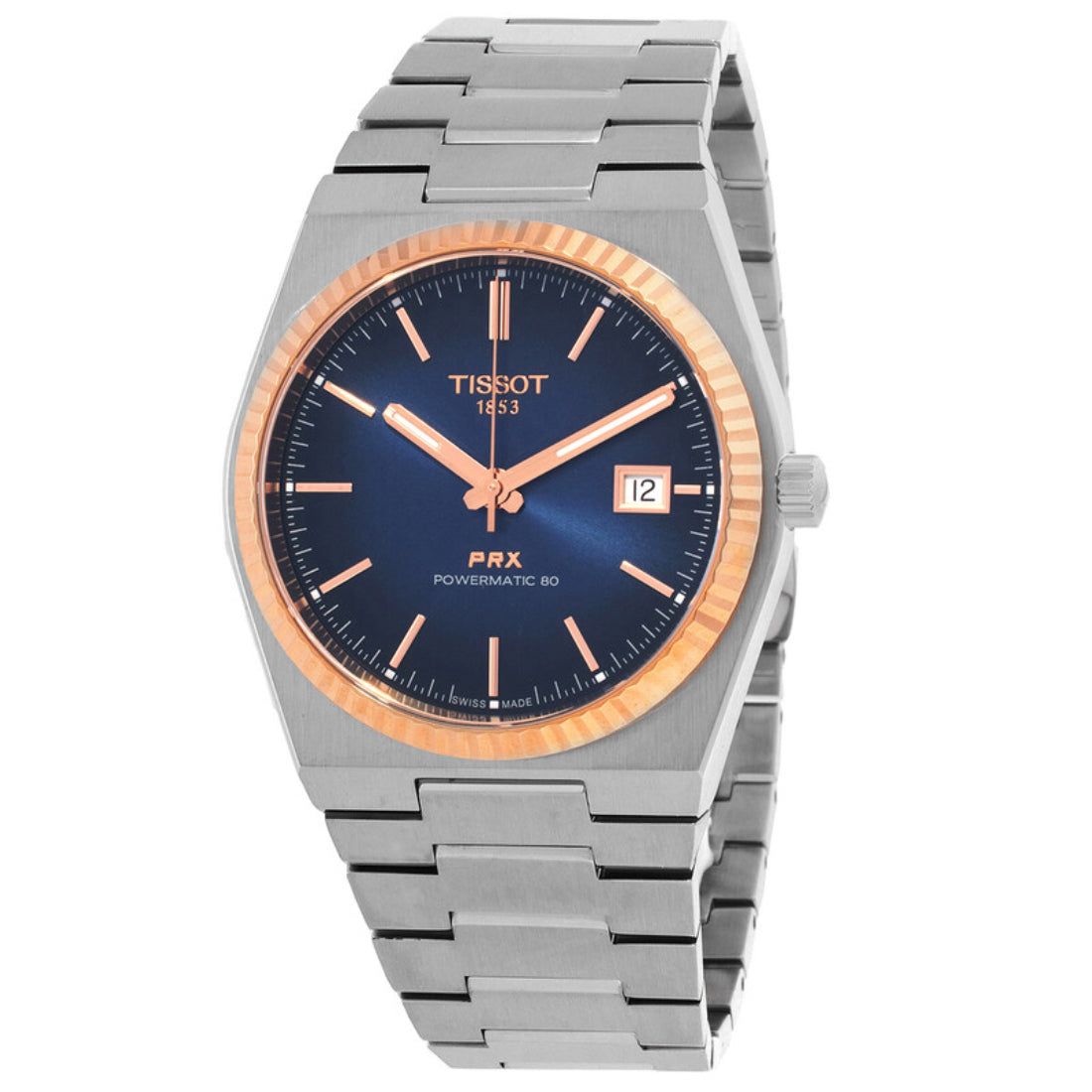 Tissot PRX Powermatic 80 Men's Silver-tone Bracelet Automatic Watch - T931.407.41.041.00
