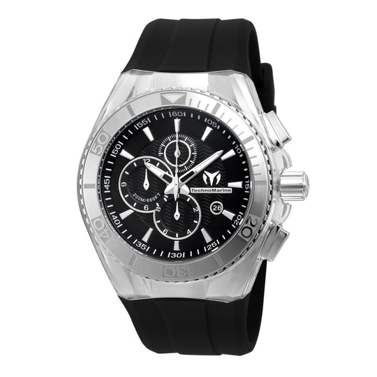 Technomarine Men's TM-115042 Black Silicone Watch
