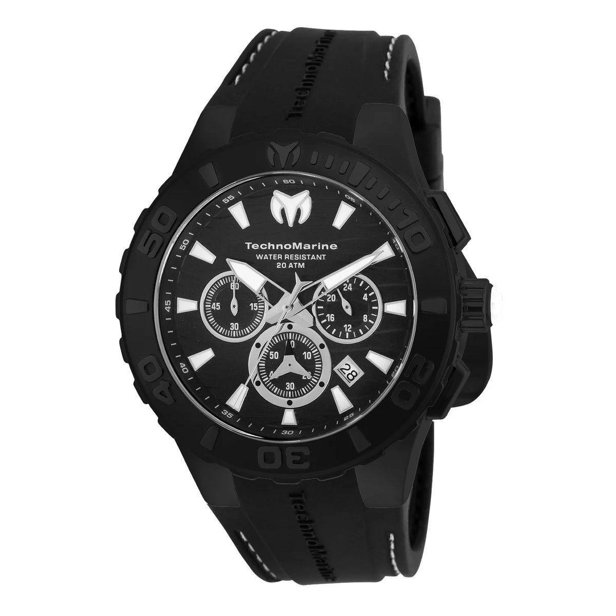 TR Men's TM-115081 Cruise Medusa Quartz Black Dial Watch