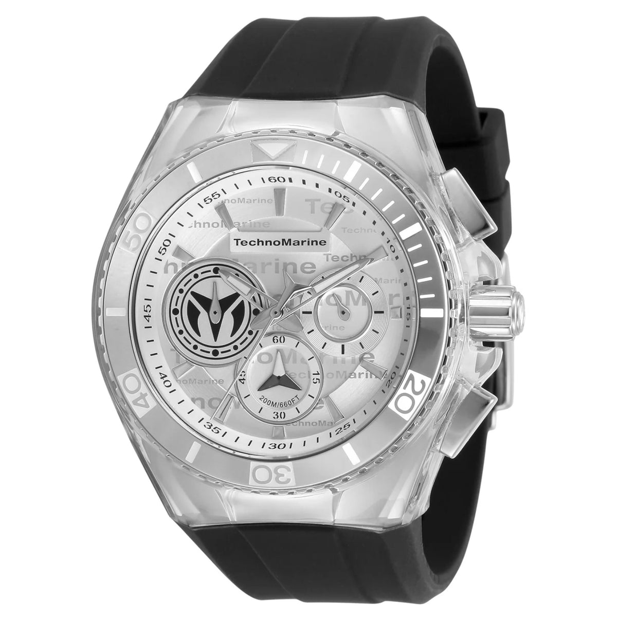 Technomarine Men's TM-118122 Cruise Quartz Grey, Antique Silver Dial Watch